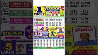 DEAR LOTTERY SAMBAD MORNING 1PM RESULT TODAY LIVE DRAW ON 07112024 NAGALAND [upl. by Mali]