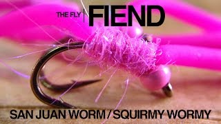 Squirmy Wormy  San Juan Worm Fly Tying Tutorial  The Fly Fiend [upl. by Elleirb347]