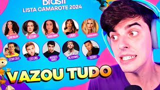 Analisando a lista dos participantes do BBB24 VAZOU TUDO [upl. by Aliakim]