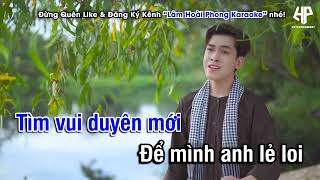 Karaoke Đò Sang Ngang  Tone Nam  Lâm Hoài Phong [upl. by Aisatsan]