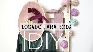 Como hacer un TOCADO para una BODA de día  DIY  Lorena Gil [upl. by Jared]