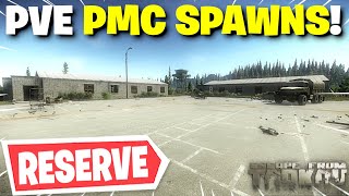 Escape From Tarkov PVE  All PMC Spawn Locations On Reserve [upl. by Htnicayh]