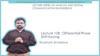 ADC Lecture 108  Differential Phase Shift Keying [upl. by Musihc604]