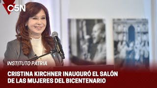 DISCURSO completo de CRISTINA KIRCHNER en el INSTITUTO PATRIA [upl. by Regnig]