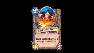 Unstable Ghoul Sounds  Hearthstone [upl. by Halian]