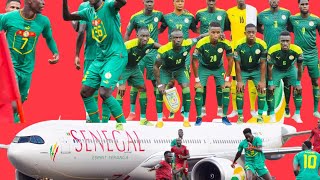 Malawi arrivèe des Lions du Sénègal á L Aeroport de Lilongué [upl. by Mccahill961]