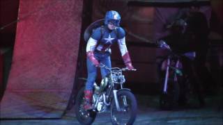 Marvel Universe Live Motorbike Stunts  Italy [upl. by Duston]