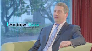 Professor Andrew K Rose Talks Trade and the Economics Profession [upl. by Aivan]