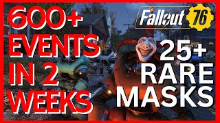 Getting EVERY RARE Fasnacht Mask in 2 Weeks 25 Rare MASKS Fallout 76 [upl. by Mosi338]