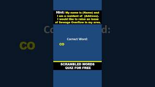 Find Letter Category  Unscramble the Scrambled Word [upl. by Elledoj]