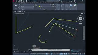 AutoCAD asociativní bisektor osy [upl. by Madson]