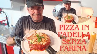 pizza in padella senza farina [upl. by Lilas19]