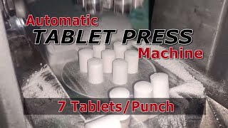 Single Punch Tablet Press Machine  7 Tablets Per Punch [upl. by Ramej]