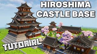 Hiroshima Castle Base  Minecraft Tutorial Part 1 [upl. by Aisereht]