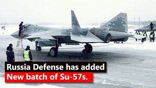 Sukhoi handed the brandnew SU57 fighter jet to the Russian defense in the midst of Ukrain crisis [upl. by Zumwalt321]