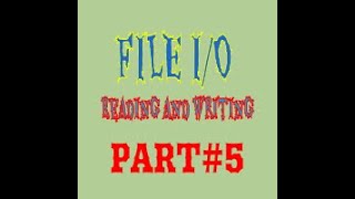 Java File IO  Reading from and Writing to Files  part 05 [upl. by Nomsed]