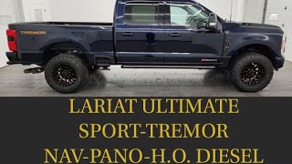 2023 F250 LARIAT ULTIMATE SPORT TREMOR HIGH OUTPUT DIESEL ANTIMATTER BLUE JOSE SPECIAL 14554Z [upl. by Rizzo]