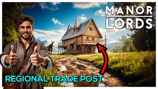 Constructing a Trade Hub amp Forging Mail Armor  Manor Lords [upl. by Gillespie419]