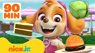 PAW Patrol Yummy Food Adventures amp Rescues 2 🍔 w Skye  90 Minutes  Nick Jr [upl. by Kendricks]