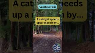 CT23 How does a catalyst work in a chemical reaction catalyst chemistry sciencebeetle [upl. by Yaffit]