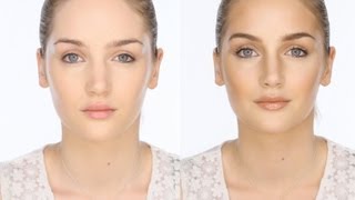 Bronzed Contoured amp Highlighted Makeup Look [upl. by Ferd]