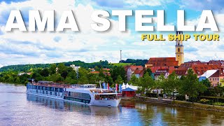 AMA Stella  Full Ship Walkthrough Tour amp Review 4K  AMA Waterways River Cruise [upl. by Al]