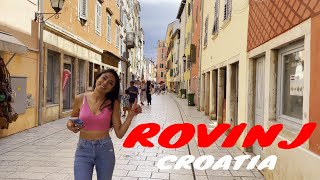 Rovinj 🇭🇷 Croatia ► Walking tour in the old town ► 4K Video [upl. by Enilesoj]