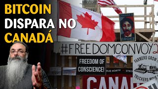 Corrida aos bancos no Canadá aumenta valor do Bitcoin [upl. by Carlick135]