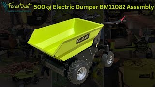 Forestwest BM11082 500kg Electric Dumper Automatic Tipping [upl. by Anihcak]