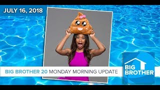 Big Brother 20  Monday Morning Update 716 [upl. by Alletsirhc954]