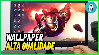 Como Colocar PAPEL DE PAREDE no PC Alta Qualidade [upl. by Buckler]