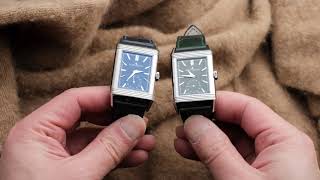 JaegerLeCoultre Reverso Tribute Small Seconds  Blue or Green [upl. by Kenn]