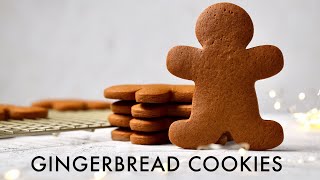 GINGERBREAD COOKIES  gingerbread man recipe [upl. by Shabbir]