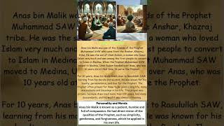 Anas Bin Malik Loyal servant and Narrator of Hadith story storyislami prophetmuhammad facts [upl. by Analise]