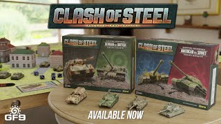 Clash of Steel  Tabletop Tank Battles  Trailer 2024 [upl. by Pliam446]