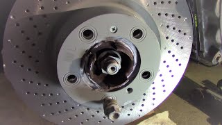 Changing my 2012 Porsche 911 Carrera Brakes and Rotors 9972 [upl. by Isabel859]