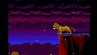 Lion King SNES  Walkthrough Lvl 10 quotPride rockquot HARD difficulty  Ending amp Credits [upl. by Nodla]