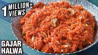 Gajar Ka Halwa Recipe  Homemade Carrot Halwa  Indian Dessert Recipe  Smita [upl. by Akino435]