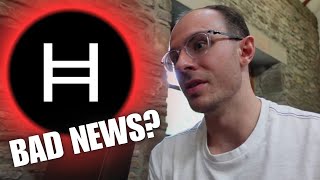 Hedera Hashgraph HBAR Bad News [upl. by Ahcropal115]