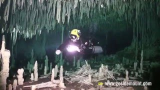 Guided scooter cave dive [upl. by Woermer]