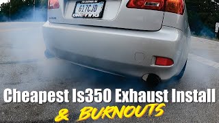 Cheapest Lexus Is350 Exhaust Install [upl. by Montagna669]