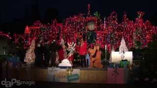 Its A Small World Lighting Ceremony  Disneyland Resort Holiday Time [upl. by Tandie]