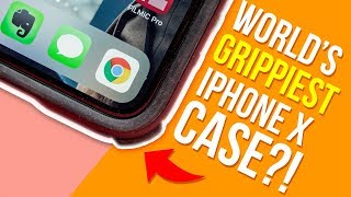 The GRIPPIEST Case EVER  Dbrand Grip Bumper Case for iPhone X  Review [upl. by Alenoel]