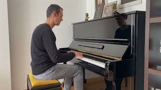 Oscar Pascasio  Tenderly Playing the piano at home [upl. by Allx]