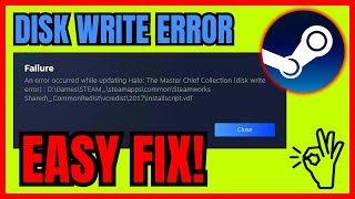 How To Fix DISK WRITE ERROR On Steam Easy FULL GUIDE [upl. by Piderit]