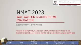 NMIMS offline interview  WATSON Explained detailed  NMAT 2023  15x Recommended [upl. by Eceinej552]