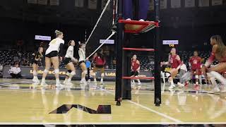 HIGHLIGHTS Wichita State Volleyball vs Temple 92724 [upl. by Aneleve]