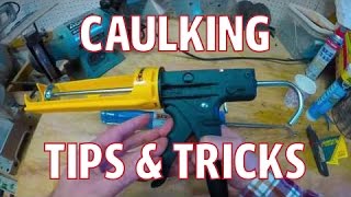 How to Caulking Tips and Secrets Best Dripless Caulking Gun [upl. by Annoda101]