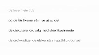 Norsk er et klønete språk [upl. by Nahtaneoj]