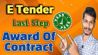 E Tender Award Of Contract  E Tender In West Bengal [upl. by Hgielah]